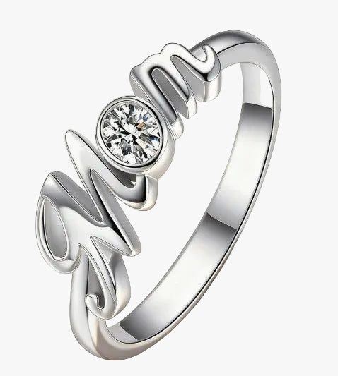Äiti — Crystal Candle Heart Ring