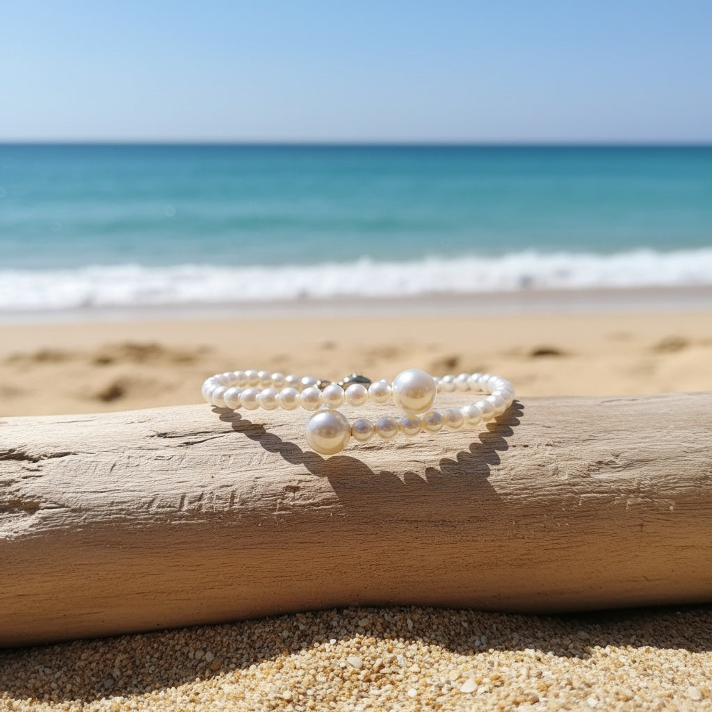 Bernadette — Retro Pearl Bracelet