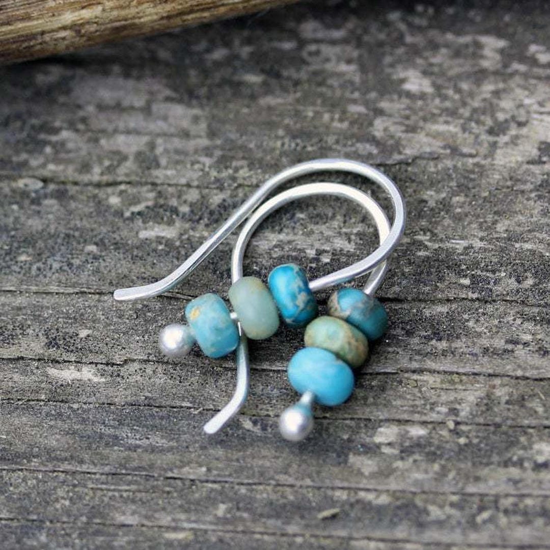 Diana — Retro Turquoise Earrings