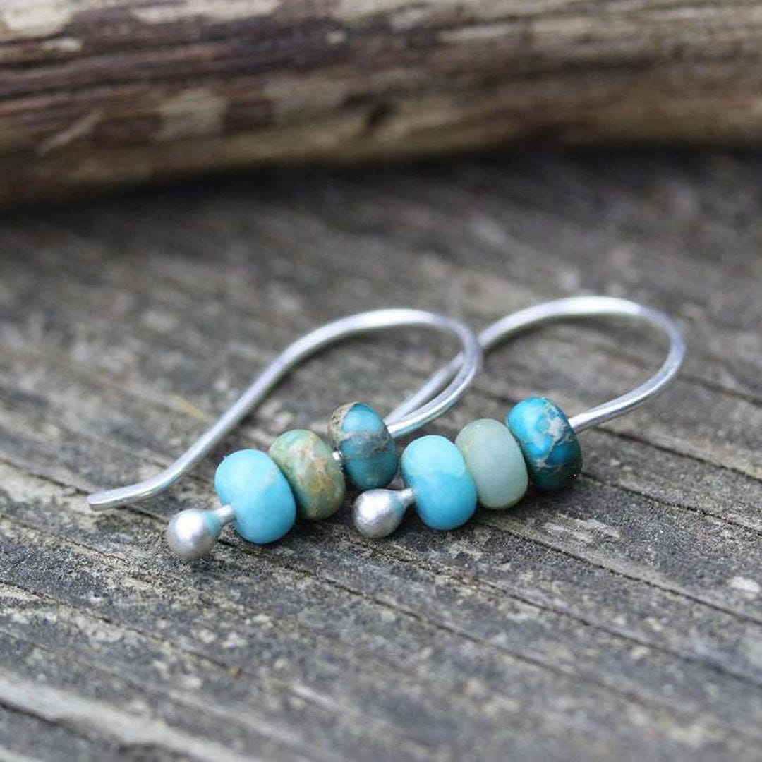Diana — Retro Turquoise Earrings