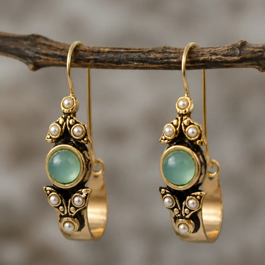Fashion Retro Ethnic Style Pendant Earrings