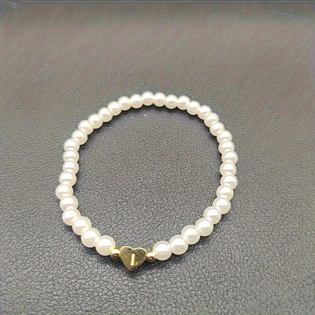 Yvaine — A-Z Pearl Beaded Bracelet