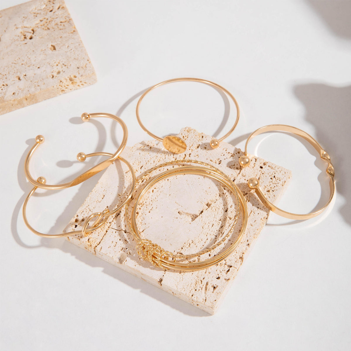 Verity — Smooth Geometric Bangle Set