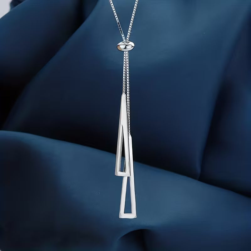 Nadine — Graceful Lariat Elegance Necklace