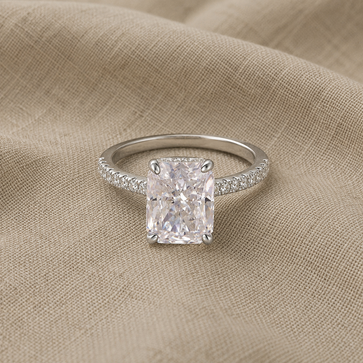 Elina — Elegant Pink Zirconia Ring
