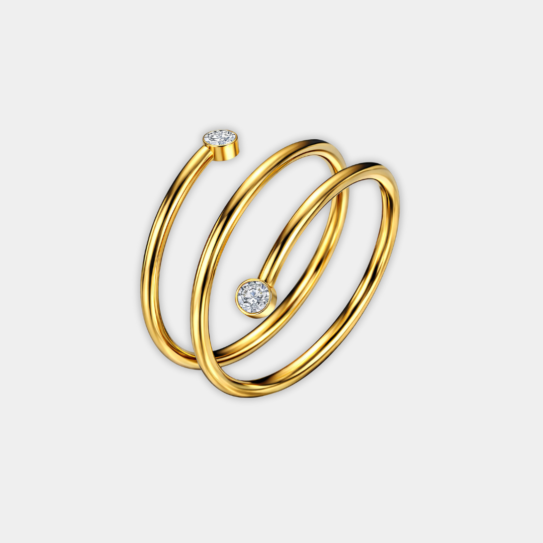 Tuuli — Natural Wood-Look Ring