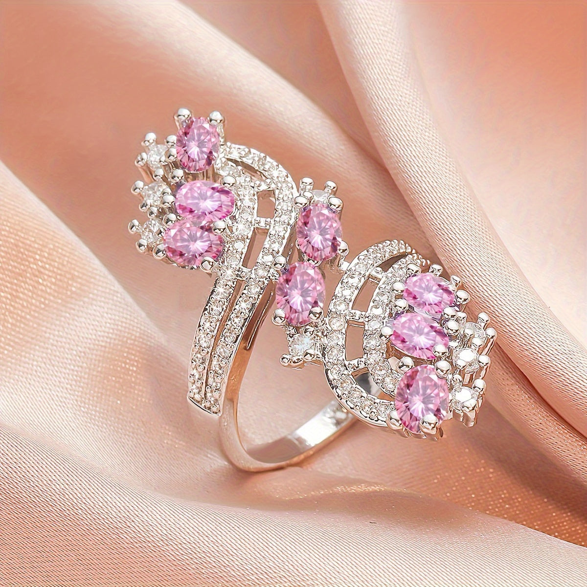 Kirsten — Timeless Pink Statement Ring