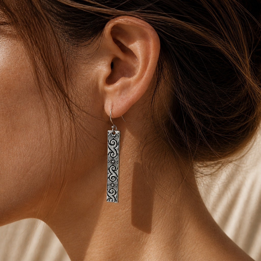 Delphine — Vintage Spoon Floral Earrings