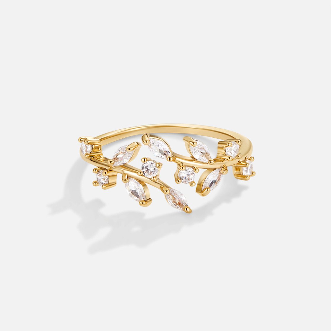 Livia — Crystal Vine Ring