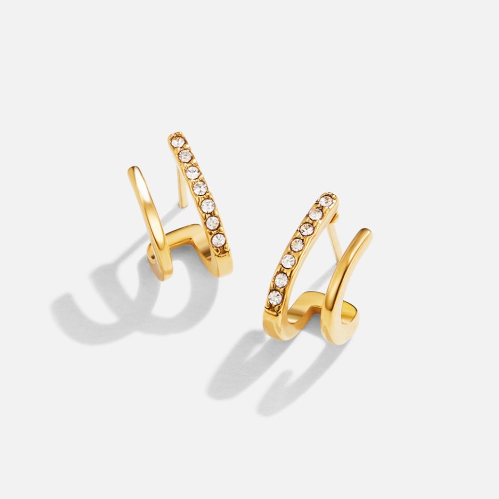 Olga — Crystal Claw Earrings