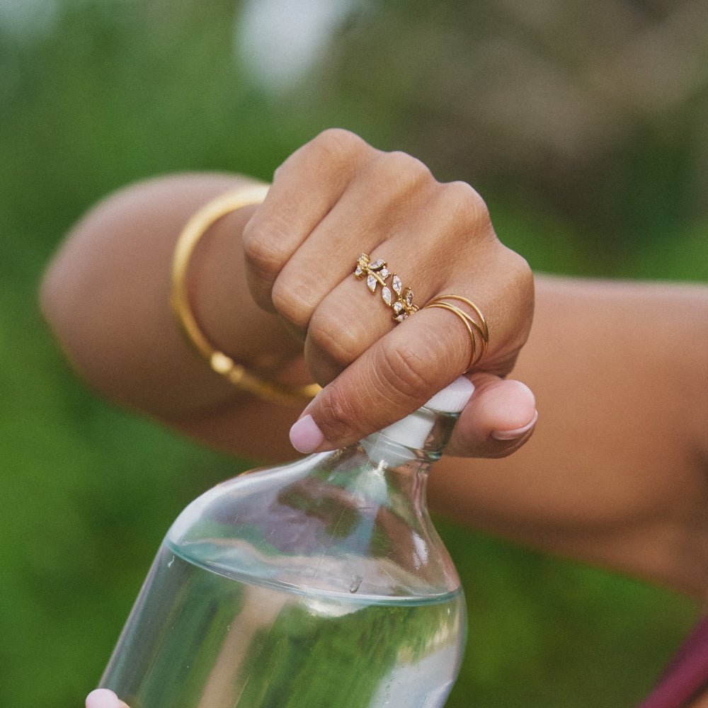 Livia — Crystal Vine Ring