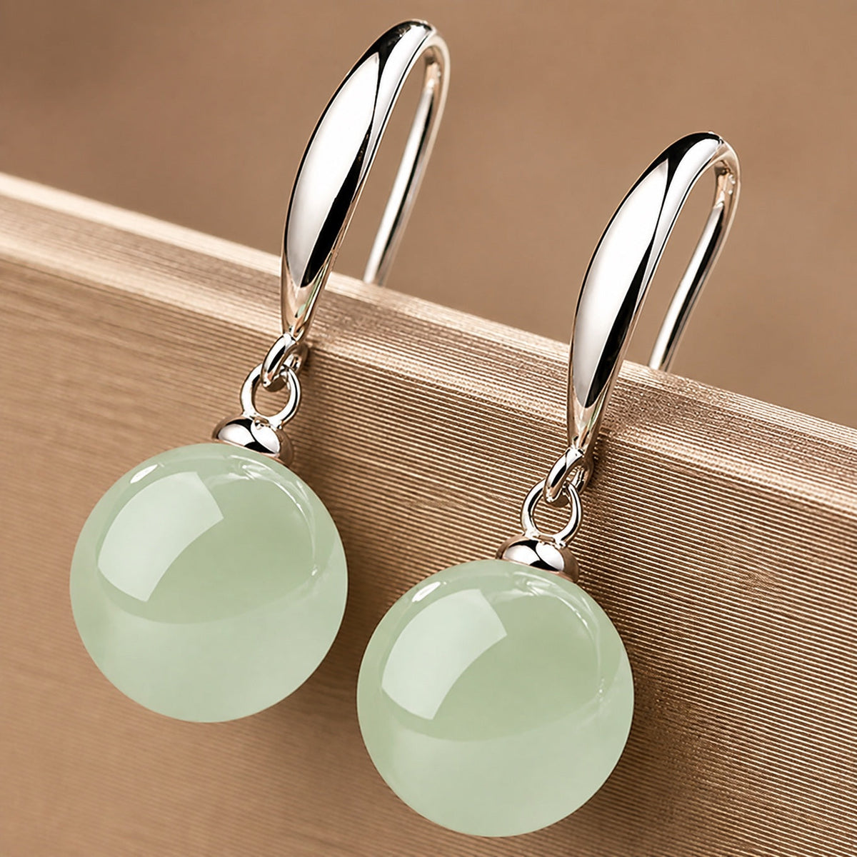 Esme — Jade Orb Heritage Earrings