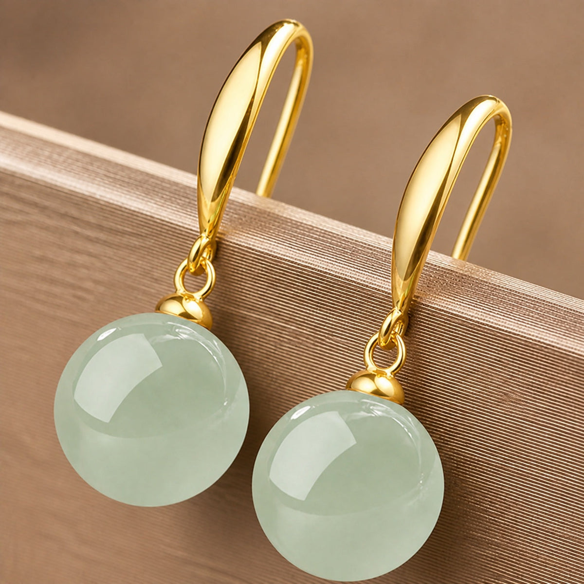 Esme — Jade Orb Heritage Earrings