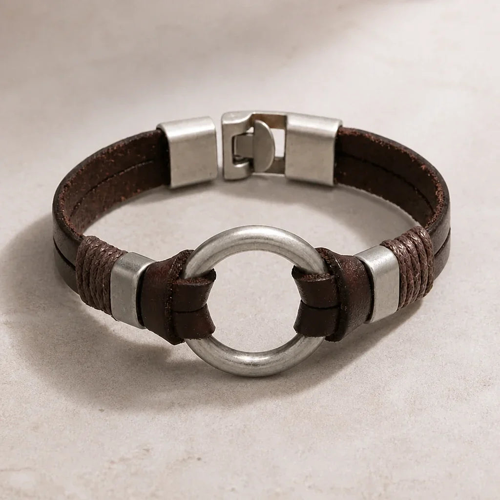 Summer — Vintage Boho Double Circle Bracelet