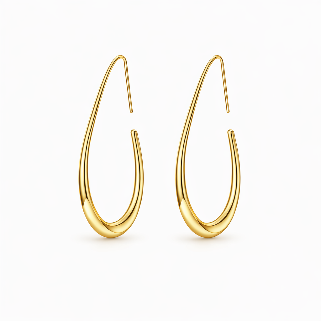 Sunny Hoop Earrings | Gold