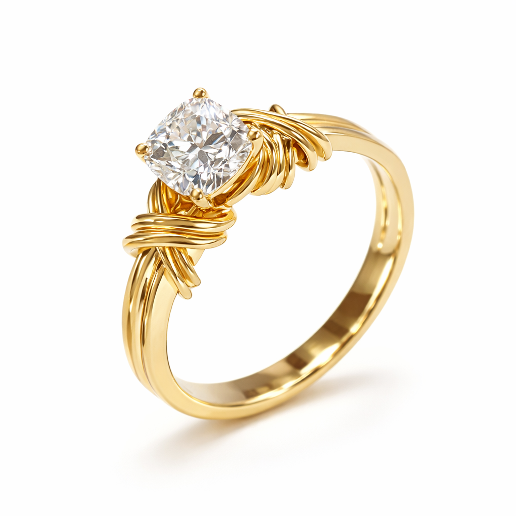 Statement Knot Band Ring | Gold