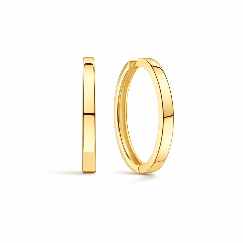 Gia Statement Hoop Earrings | Gold