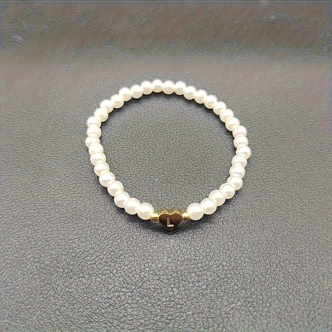 Yvaine — A-Z Pearl Beaded Bracelet