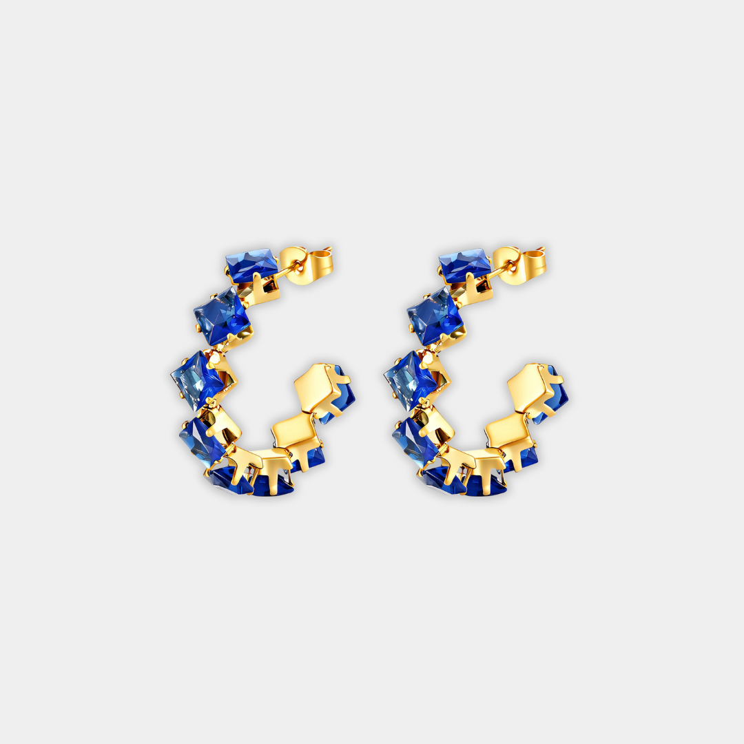 Emanuela — Amethyst Drop Earrings