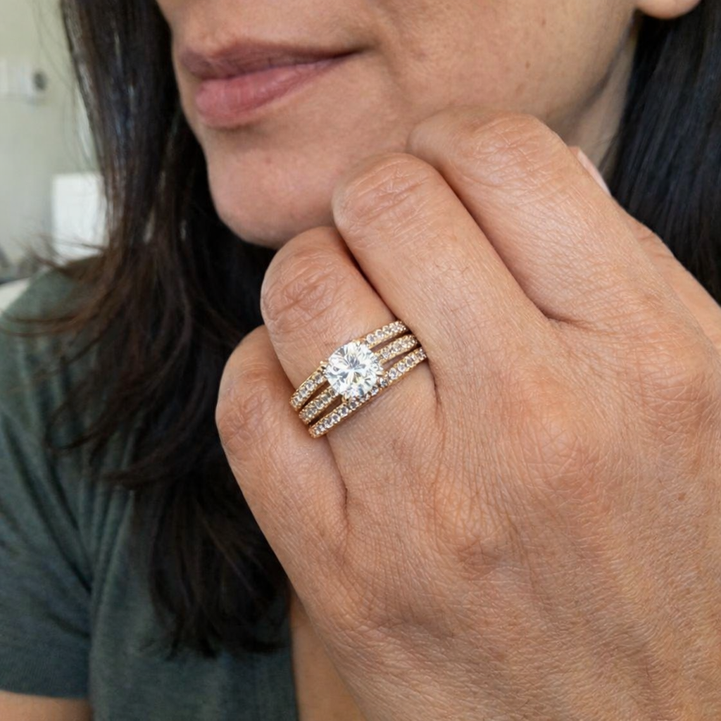 Eternal Radiance Ring Set | Gold