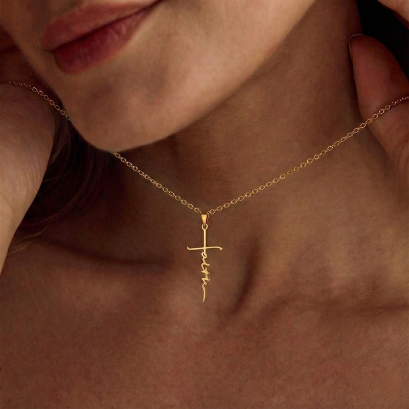 Matilde — Faith Cross Necklace
