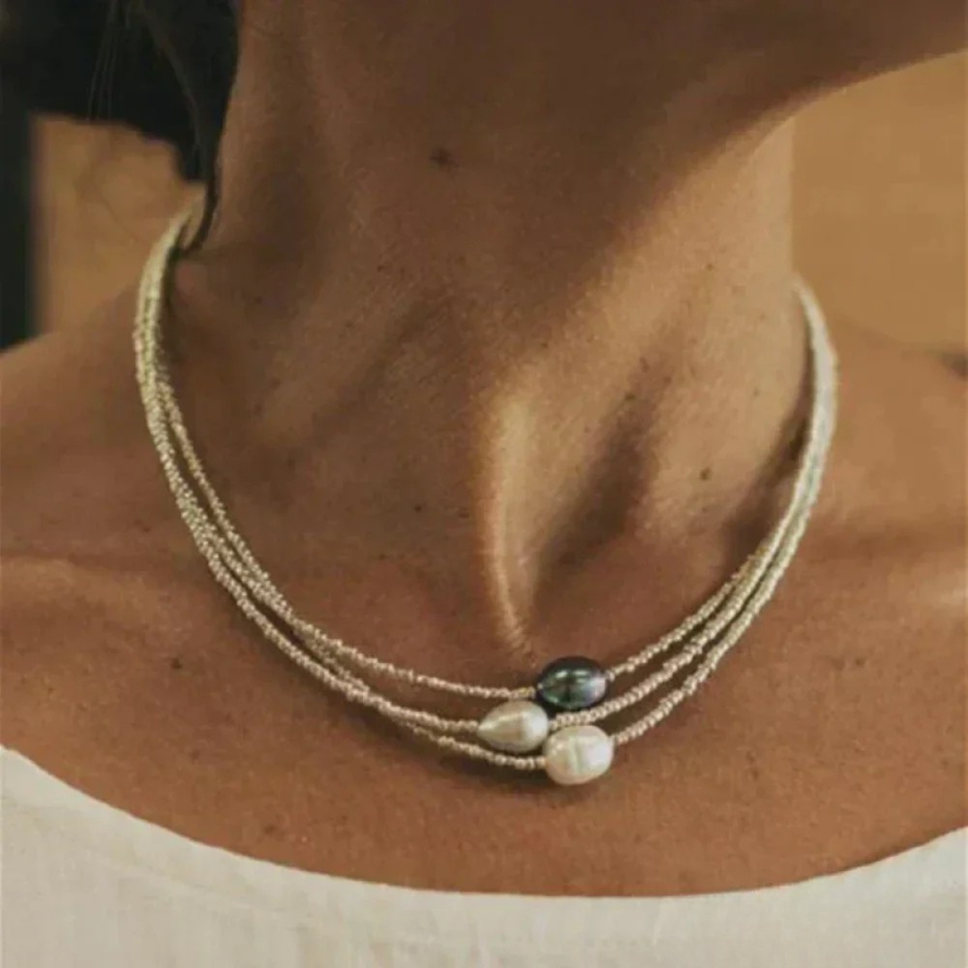 Teresa — Vintage Pearl Necklace