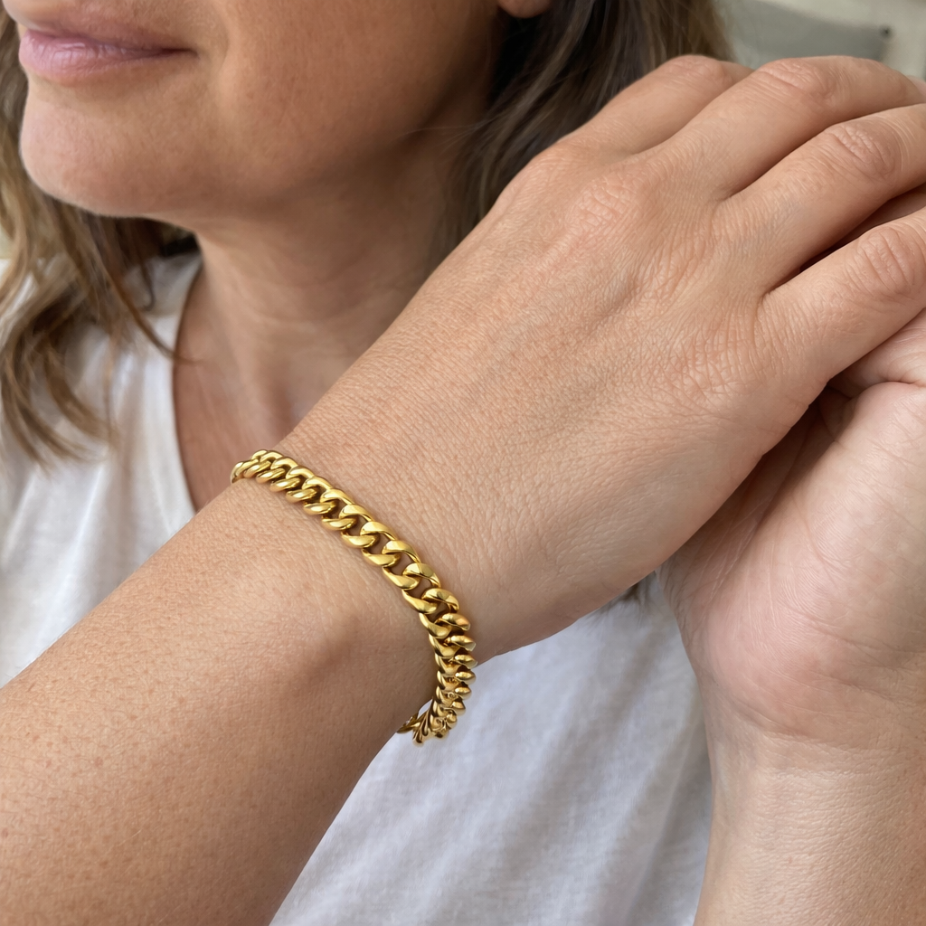 Cuban Heritage Bracelet | Gold