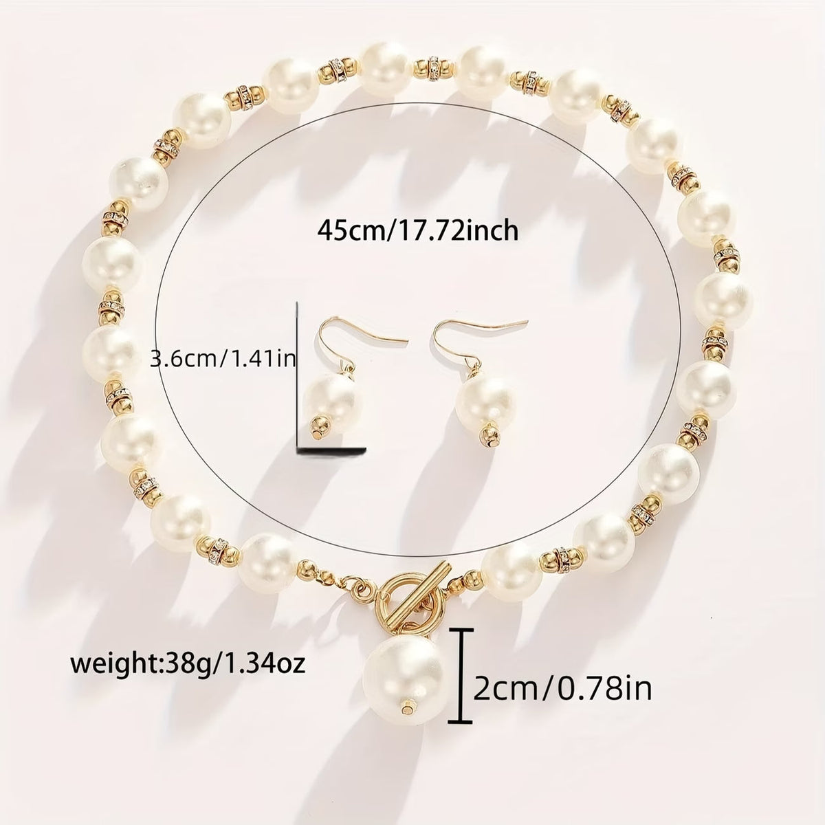 Lavinia — Chunky Pearl Necklace Set