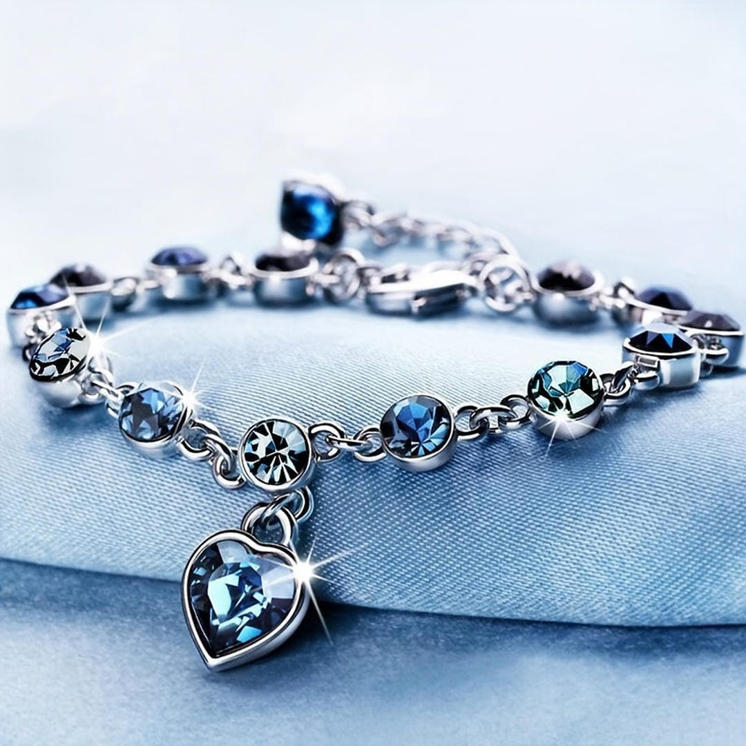 Bianka — Chéri Sapphire Heart Bracelet