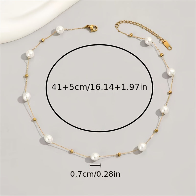 Rosalind — Baroque Pearl Bead Necklace