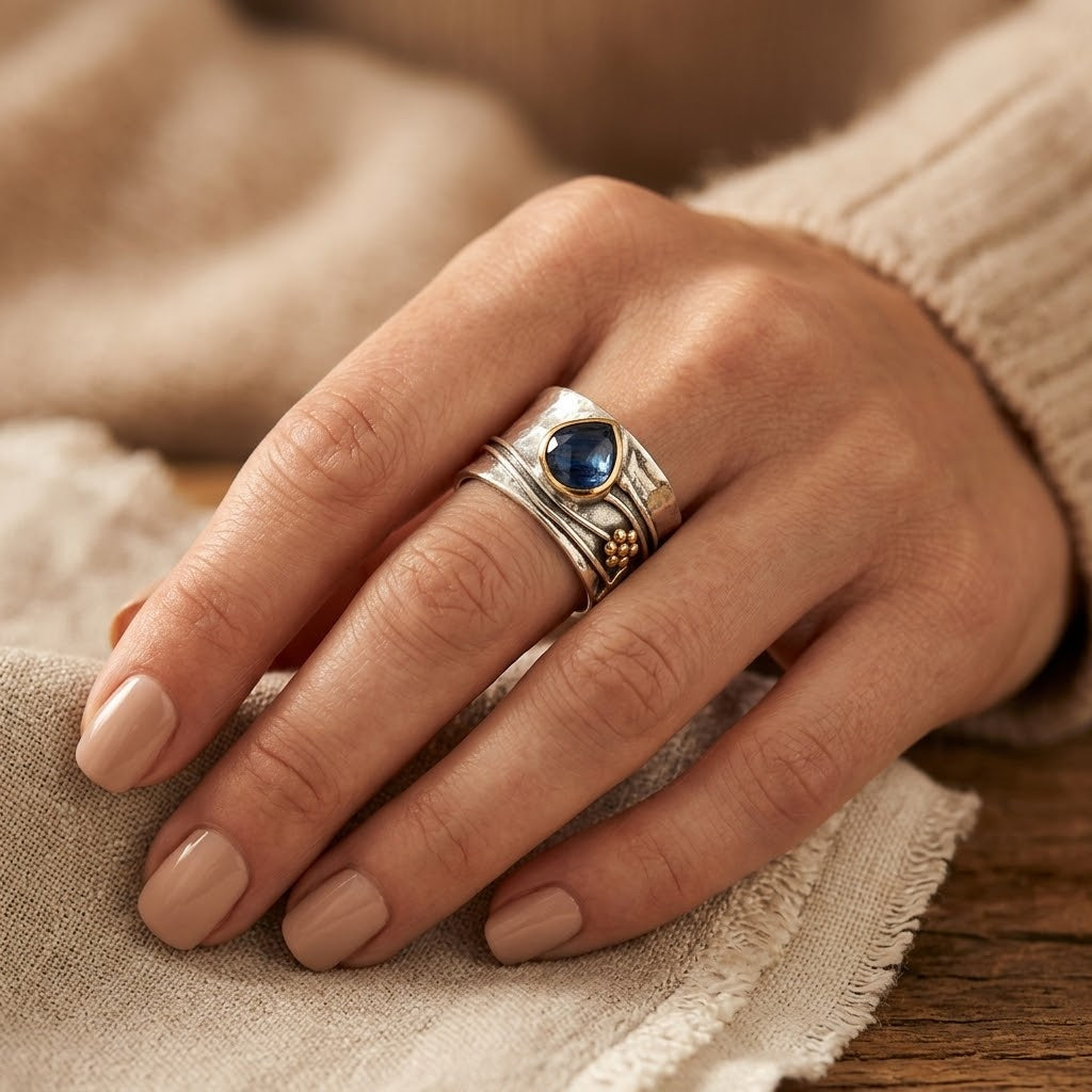 Flore — Gold & Silver Accent Ring