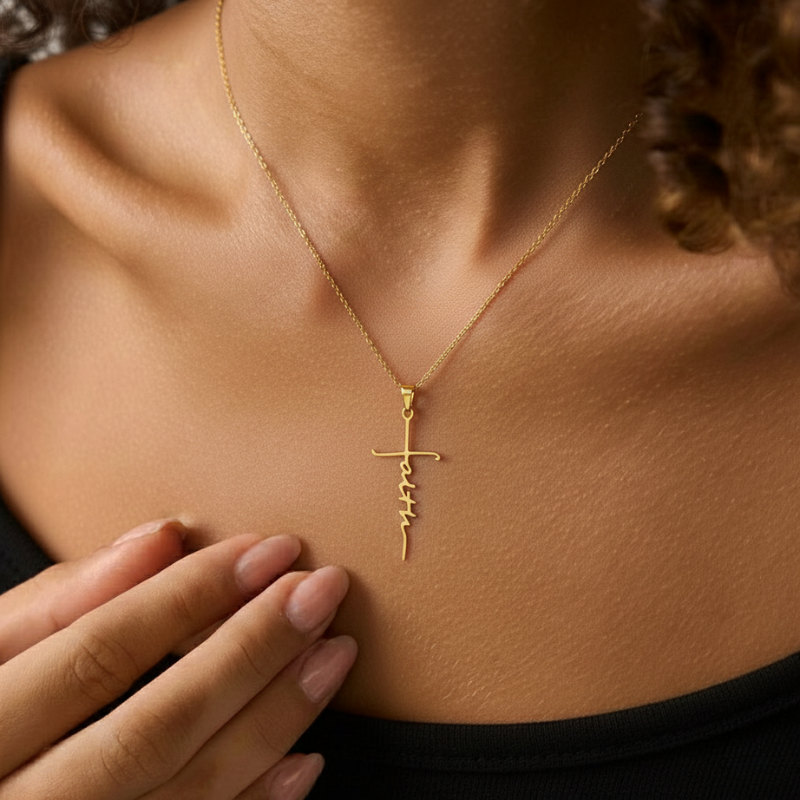 Matilde — Faith Cross Necklace