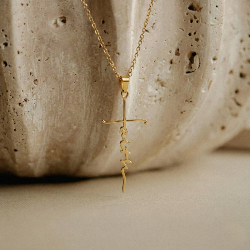 Matilde — Faith Cross Necklace