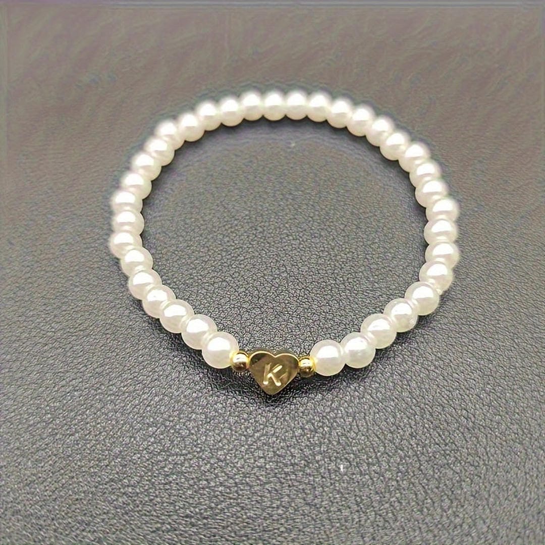Yvaine — A-Z Pearl Beaded Bracelet