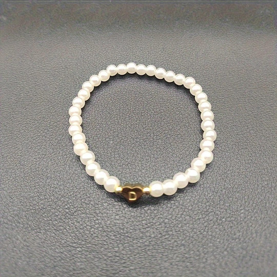 Yvaine — A-Z Pearl Beaded Bracelet