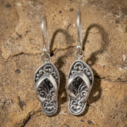2pcs Stylish Exquisite Vintage Earrings Creative Flip-flop Earrings
