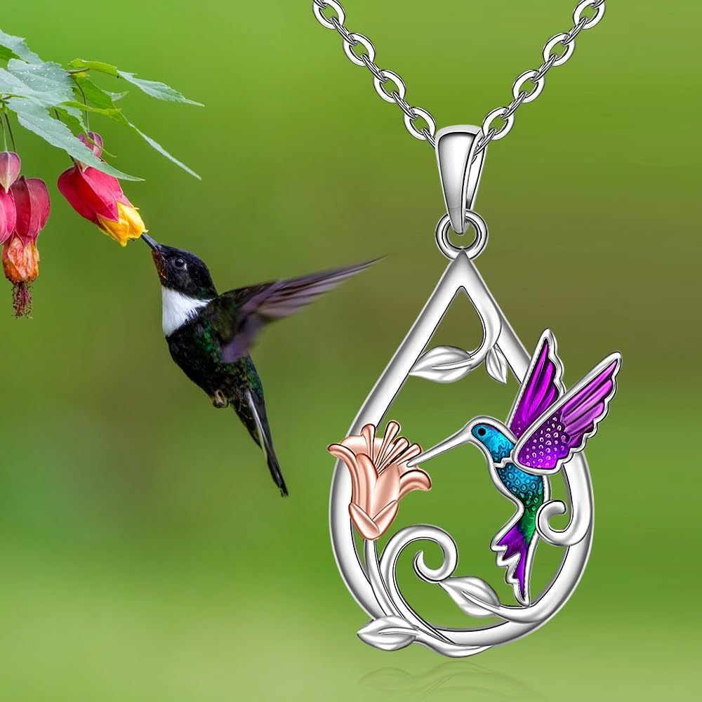 Unity — Beautiful Hummingbird Necklace with Bonus Earrings