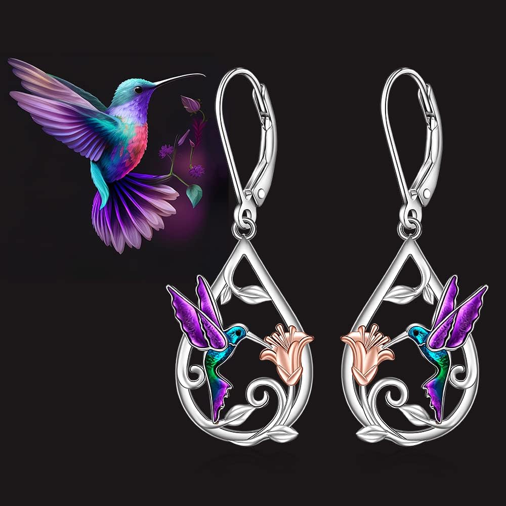 Unity — Beautiful Hummingbird Necklace with Bonus Earrings