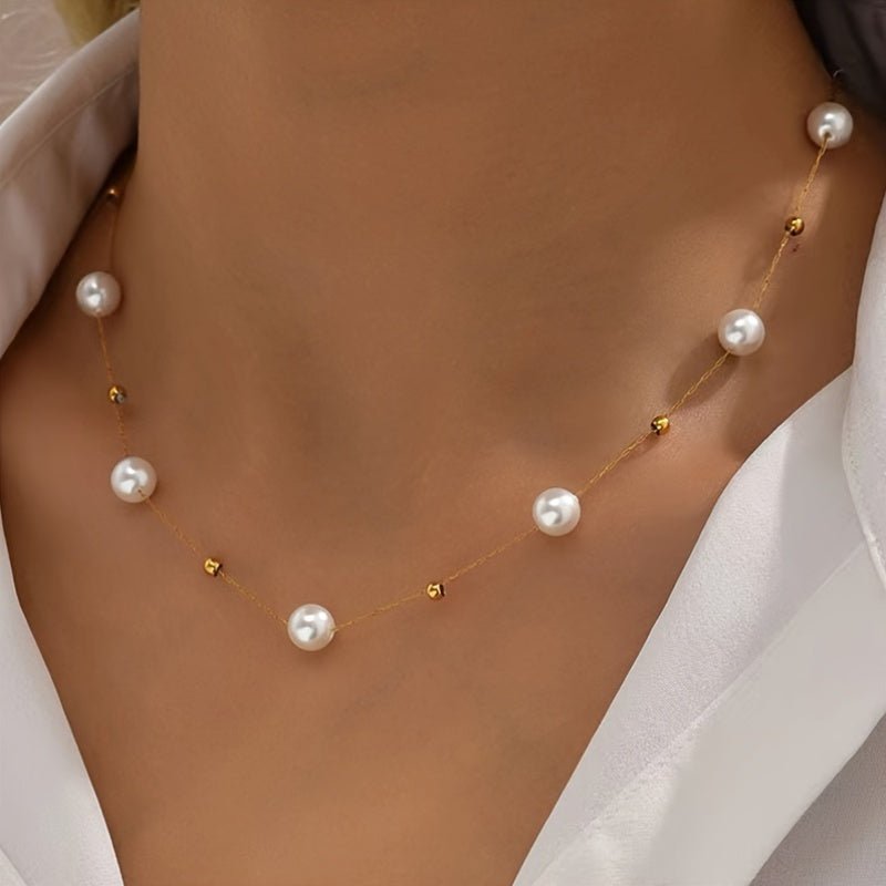 Rosalind — Baroque Pearl Bead Necklace