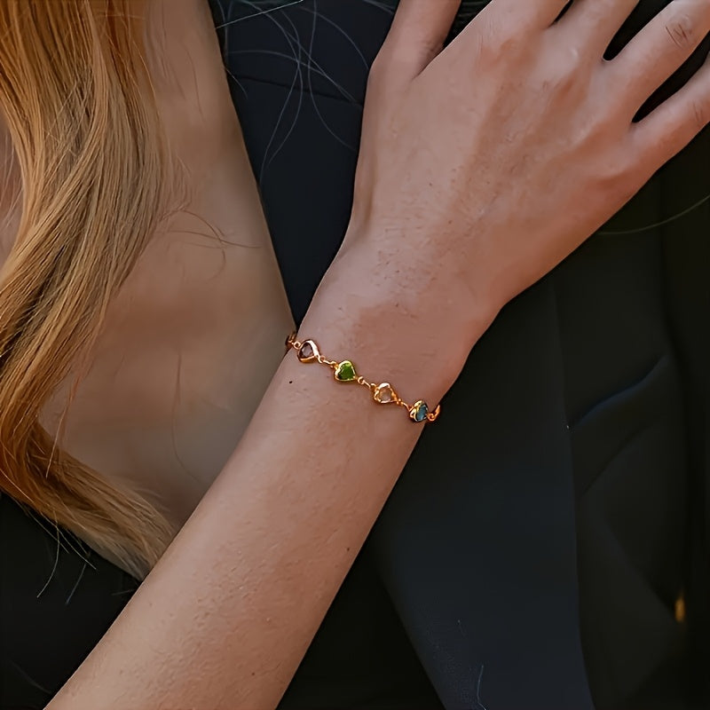 Kimberly — Sculptural Heart Bracelet