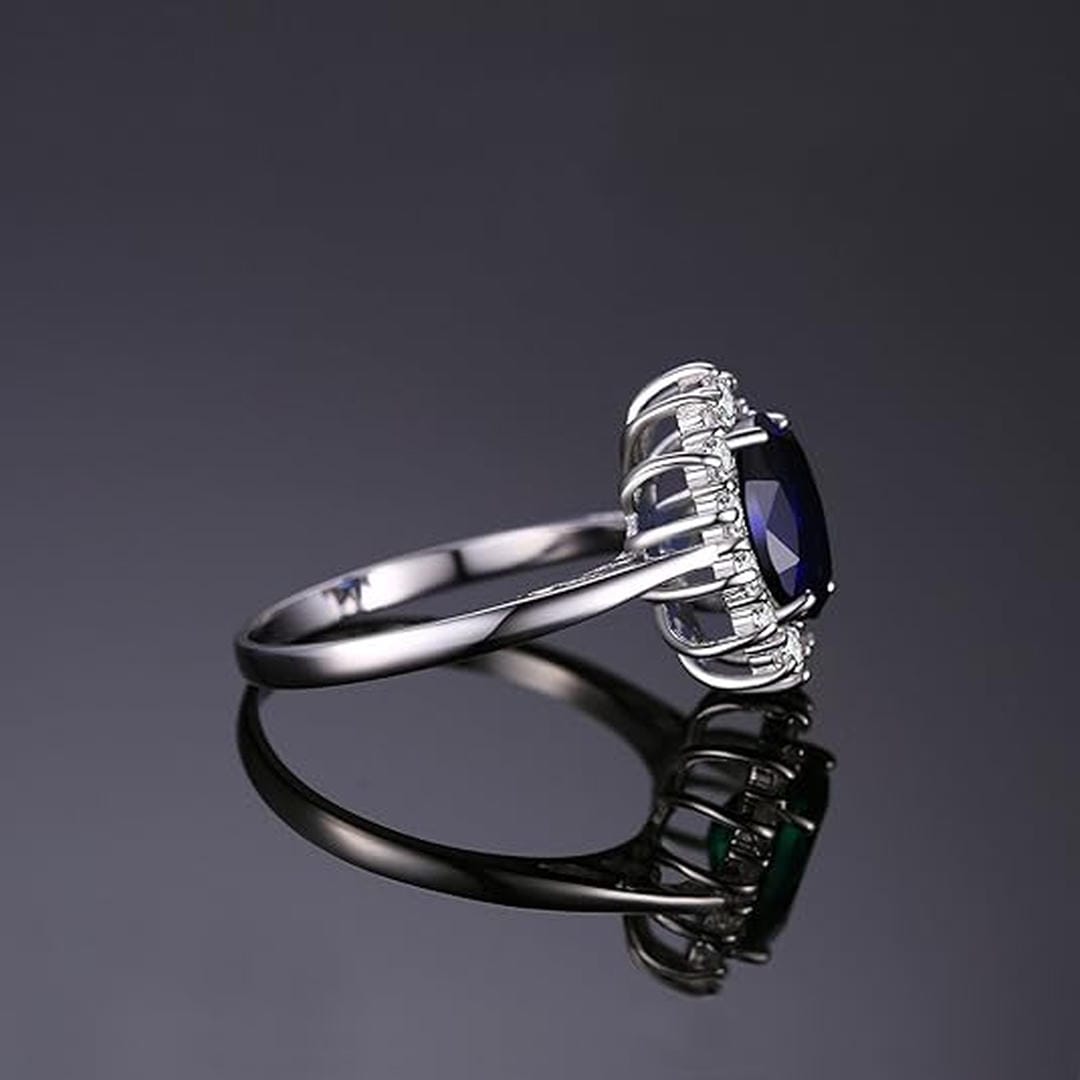 Felicity — Classic Sapphire Halo Ring