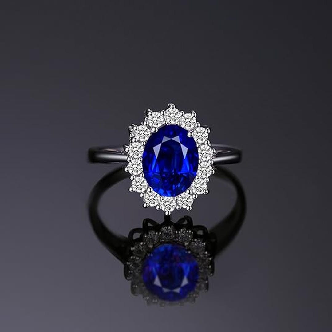 Felicity — Classic Sapphire Halo Ring