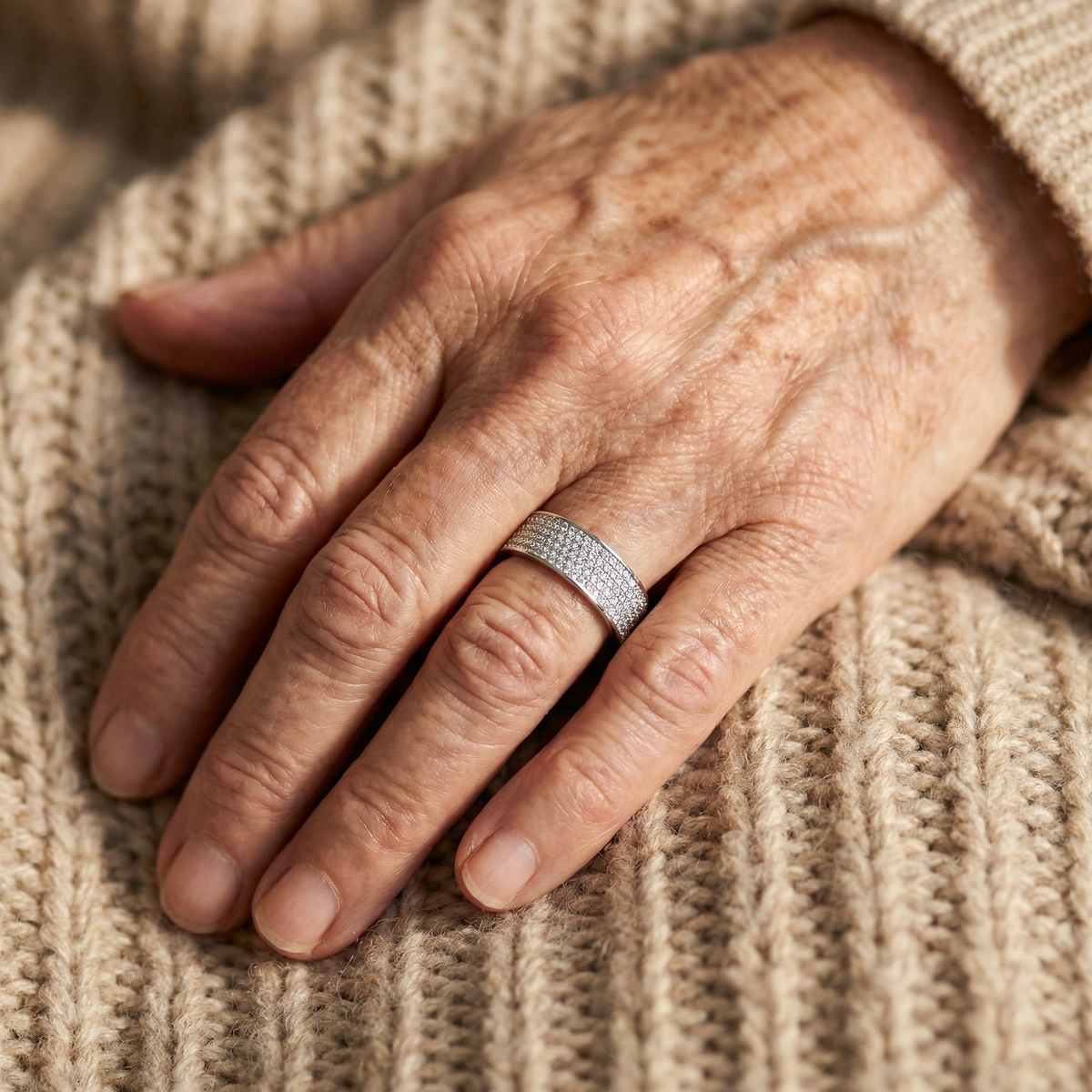 Ambrosia — Gold Zirconia Ring
