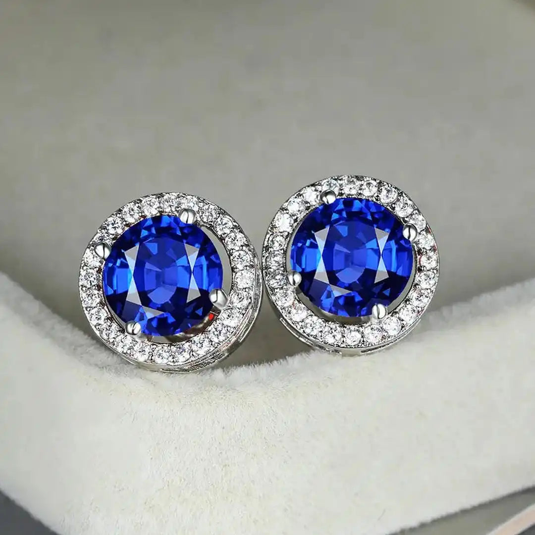 Solene — Celestine Blue Drop Earrings
