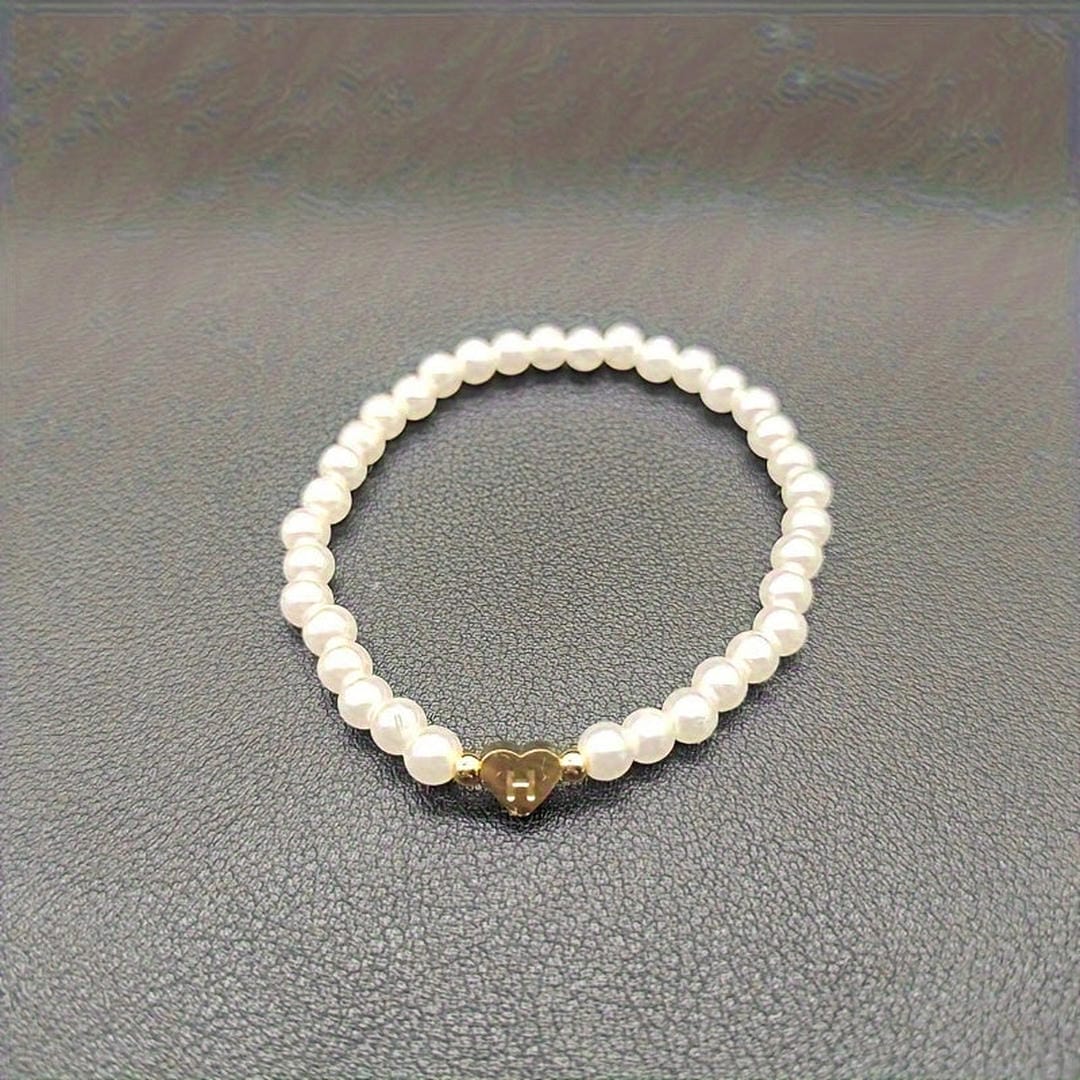 Yvaine — A-Z Pearl Beaded Bracelet