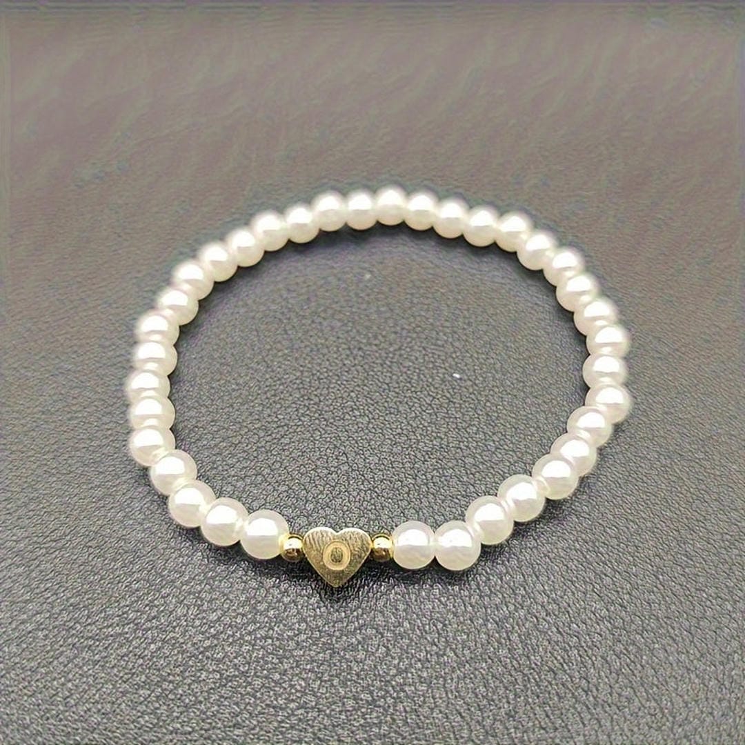 Yvaine — A-Z Pearl Beaded Bracelet