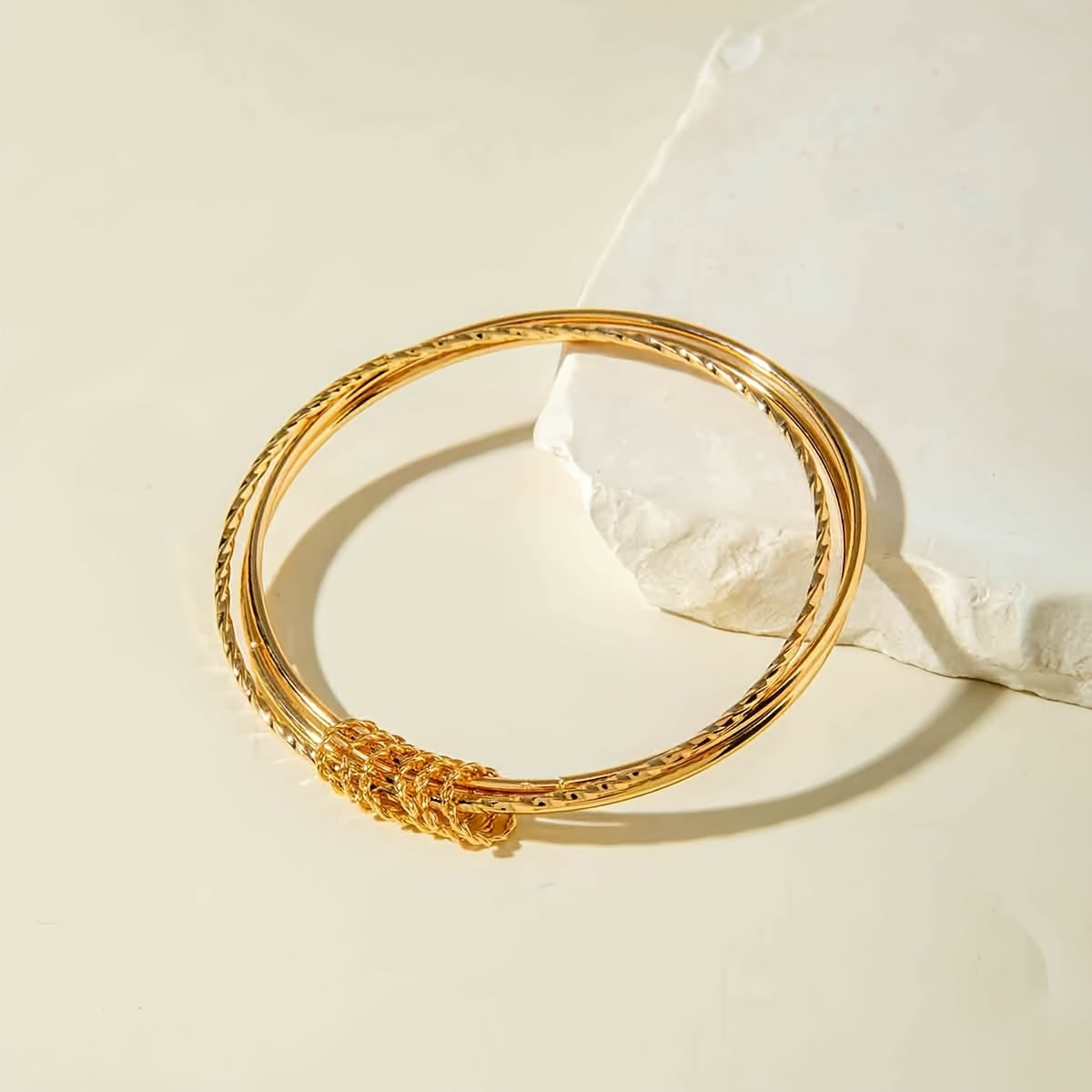 Verity — Smooth Geometric Bangle Set