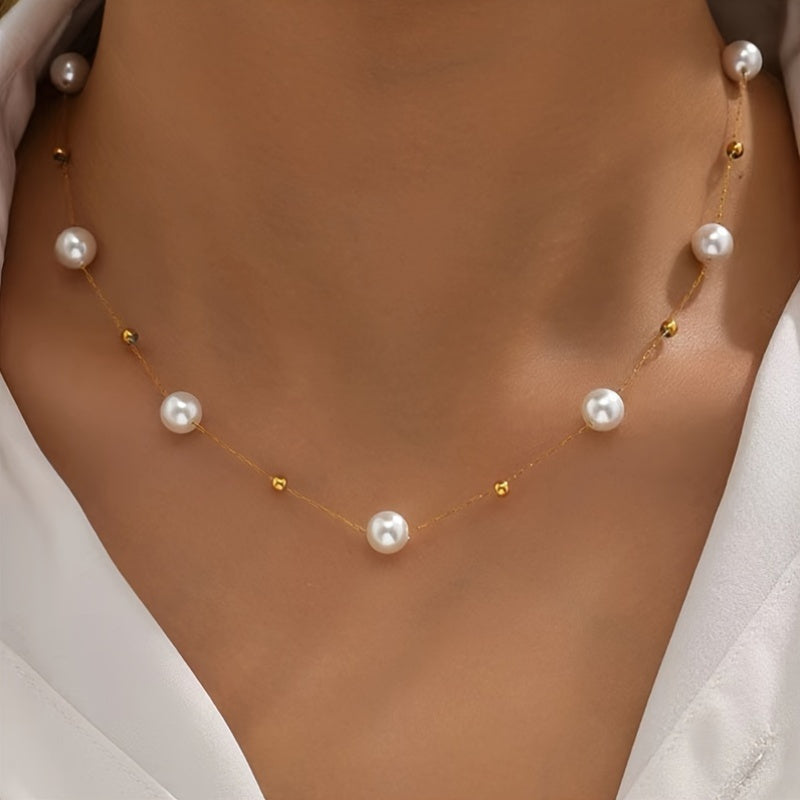 Rosalind — Baroque Pearl Bead Necklace