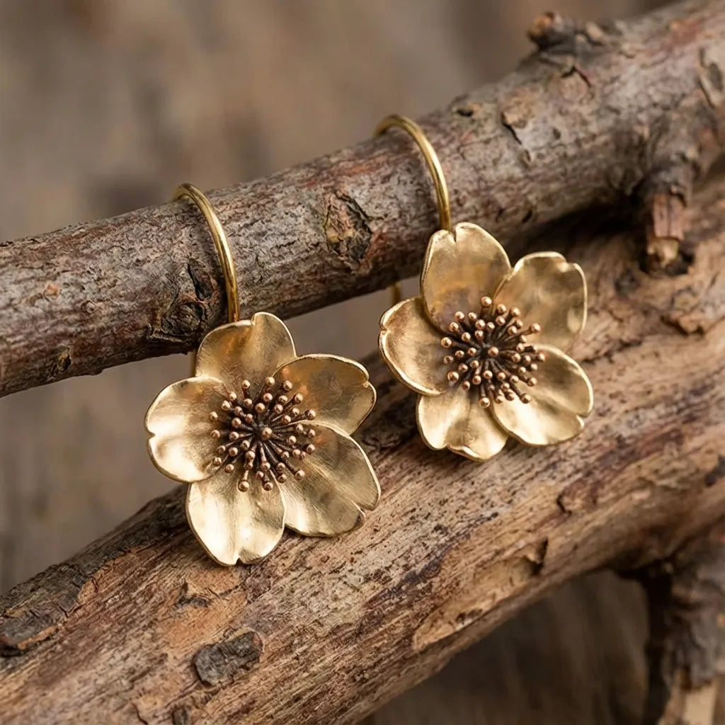 Vintage Flower Earrings