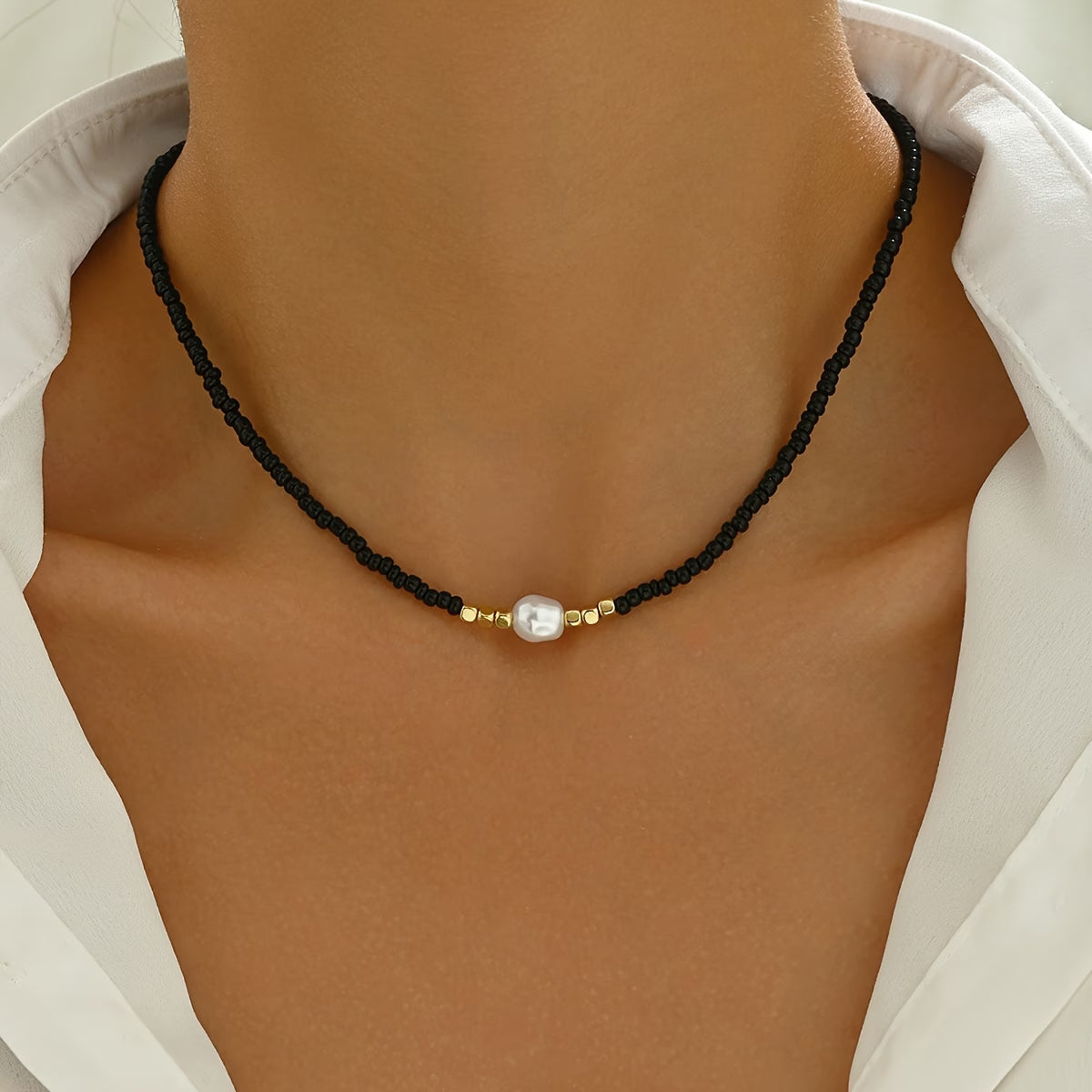 Wren — Minimal Pearl Necklace